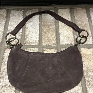 Vintage Y2K M. London Leather Shoulder Bag Purse